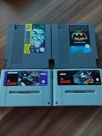 SNES NES Batman Adventures Robin Return of Joker Video Game Original Nintendo