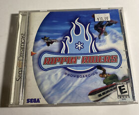 Rippin' Riders Snowboarding (Sega Dreamcast, 1999) Complete w/ Manual & Tested
