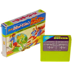 SUPER SOCCER Super Cassette Vision Japan Import SPORTS EPOCH SCV NTSC-J Boxed