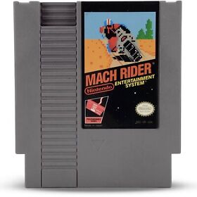 Mach Rider NES Nintendo Entertainment System 1985 Tested Very Good Condition