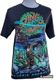 Rings of Saturn Embryonic Anomaly 2010 Death Metal Black T-Shirt Small Deathcore