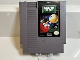 Break Time The National Pool Tour - 1993 NES Nintendo Game - Cart Only - TESTED!