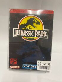 Jurassic Park NES CIB Works Clean Message for my Pictures