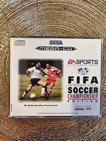 FIFA International Soccer Championship Edition Sega Mega CD (1994) 2x manuals