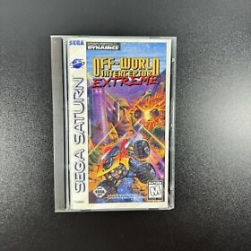 Off-World Interceptor Extreme (Sega Saturn, 1996) Complete With Manual Reg Card