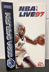 NBA Live 97 Sega Saturn Replacement Box Art Work Cover Only Original VG PAL