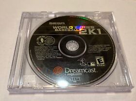 Sega Dreamcast Video Game WORLD SERIES BASEBALL 2K1 MLB Game No Manual UNTESTED