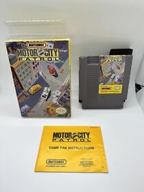 Matchbox: Motor City Patrol Nintendo NES Complete CIB Rare!!!