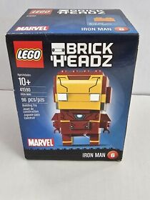 LEGO BRICK HEADZ: Iron Man (41590) MISB SEALED RETIRED (BOX WEAR)