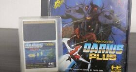 NEC PC Engine Darius Alpha Darius Plus Set HU Card Rare Japan