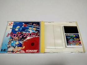 Used Konami 1992 PARODIUS DA! NEC PC Engine Hu Card Shooter Japanese Retro Game 