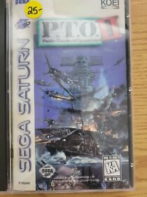 P.T.O. II Pacific Theater of Operations PTO 2 (Sega Saturn) CIB w/ Reg Card