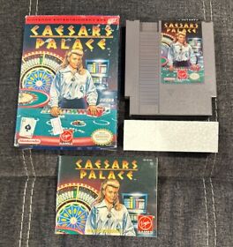 Caesars Palace Nintendo NES ~ Complete In Box w Manual! ~ Fast Shipping! ~ LQQK