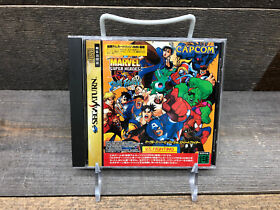 Marvel Super Heroes Vs. Street Fighter Sega Saturn 1998 from japan free shipping