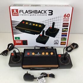 Atari Flashback 3 Console In Box *Working* (V6) S#555