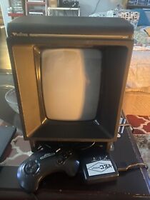 Vectrex console With Sega Controller And Adapter