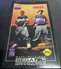 Sega CD Platform - Kris Kross 1992 Make My Video Manual ONLY