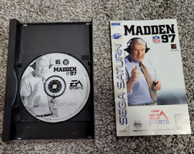 Madden NFL 97 (Sega Saturn, 1996) incomplete
