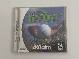 Tee Off (Sega Dreamcast, 2000) Golf Golfing CIB Complete w/ Manual - READ DESC