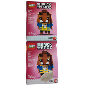 2x Lego Brickheadz 41596 Beast 116pcs Building Toy - New, Damaged Box