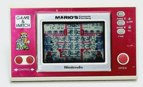 Vintage Nintendo Game and Watch Mario's Cement Factory  1983