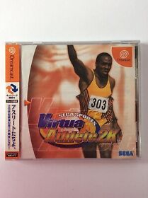VIRTUA ATHLETE 2K Dreamcast DC Sega Japan Action Field Sports Retro Game 2000