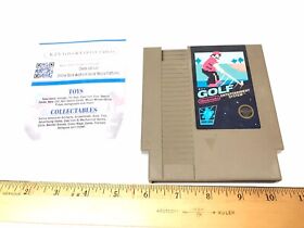 Golf - NES Nintendo Game Tested and Works