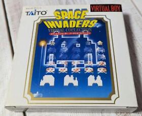 Nintendo Virtual Boy Game Software Space Invaders Virtual Collection with Box