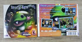COVER AND MANUAL ONLY - NO GAME - BUST A MOVE 4 - SEGA DREAMCAST 