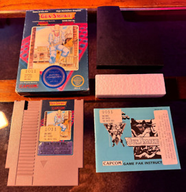Gun.Smoke (Nintendo NES) - CIB / Cart, Manual, Sleeve, Insert, Box - AUTHENTIC!