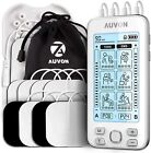 AUVON 4 Outputs TENS Machine for Pain Relief, TENS EMS Muscle Stimulator with 24