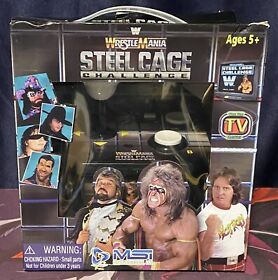 WWE WWF Wrestlemania Steel Cage Challenge Plug N Play Juego de TV Puerto NES