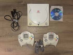 Sega Dreamcast Bundle Console,2 Controllers, Missing AV Cable -Tested working!