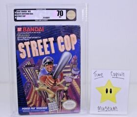 Street Cop New Nintendo NES Rare Factory Sealed WATA VGA Grade 70 NIB H Seam 