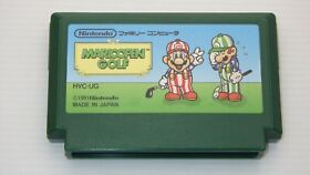 Famicom Games  FC " MARIO OPEN GOLF "  TESTED / 1253