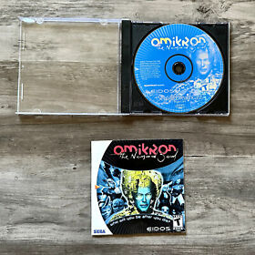 Omikron: The Nomad Soul (Sega Dreamcast, 2000) Loose Disc / Game w/ Manual