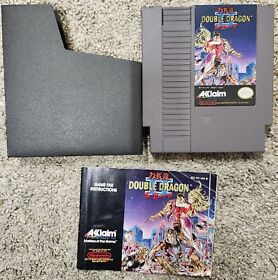 Double Dragon II (Nintendo NES, 1989) Cart, Manual