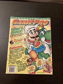 Sega Nes Snes Gamepro Magazine Yoshi's Cookie W/Mario Bros Volume 5 #6 June 1993