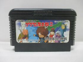 NES -- Gegege no Kitaro 2 -- RPG. Famicom, JAPAN Game. Work fully!! 10227