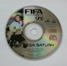 *DISK ONLY* FIFA 98 Road To World Cup Football 1998 Soccer Sega Saturn