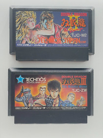 "Double Dragon 2,3 "Nintendo FC Famicom NES Japan Import