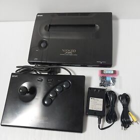 SNK NEO GEO AES Console System w/ Universe bios 4.0 #046332 AES3-5 from jp
