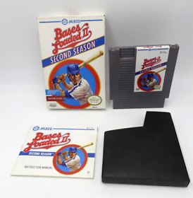 Bases Loaded II Second Season Nintendo NES Game CIB Authentic OEM Tested
