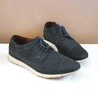 Timberland Defender Oxford Shoes 13 Men's Blue Leather Wing Tip Lace Up