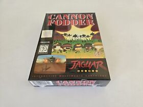 Cannon Fodder Atari Jaguar BRAND NEW & FACTORY SEALED *NEAR MINT CONDITION*