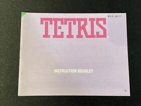 Tetris NES Nintendo Instruction Booklet Manual NES-EI-UKV-3