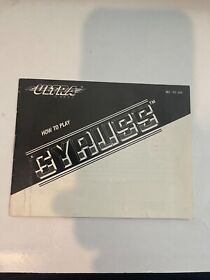 NES Gyruss Nintendo Instruction Manual Only