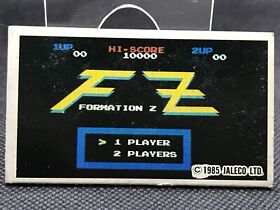 FORMATION Z  Famicom NES Menko Card difficulty of obtaining Rare JAPAN Retro