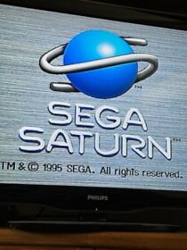 Excellent SEGA Saturn Console model MK-80000A 2 controllers-tested working