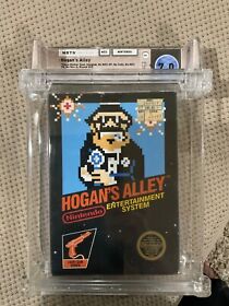 Hogan's Alley Nintendo NES Video Game WATA Graded 7.0 CIB Gloss Sticker Seal